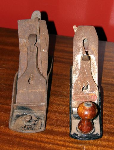 Two old wood planes bailey and gripwell for sale