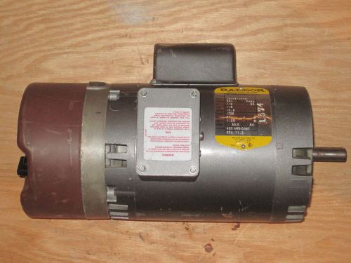 Baldor 1/2hp Motor 1750rpm 115V Single Phase Stearns Brake Looks unused