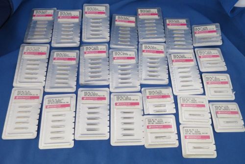 Lot of 89 Midwest Carbide Burs (Friction Grip/FG)