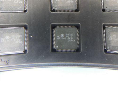 231 PCS HITACHI  HD6477021X20I IC MCU 32BIT 32KB OTP 100TQFP