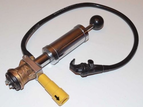 Micro Matic Brass/Chrome Beer Keg Pump and Dispensing Hose