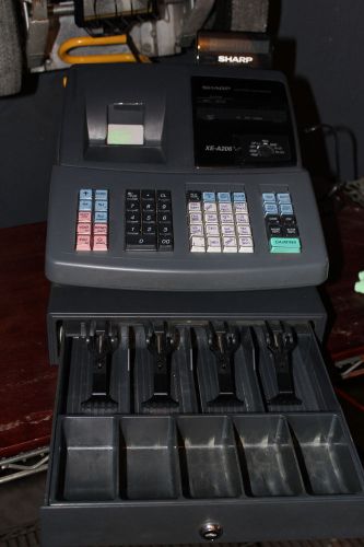 SHARP XE A 206 ELECTRONIC CASH REGISTER