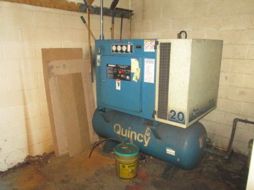 Quincy rotary screw air compressor for sale