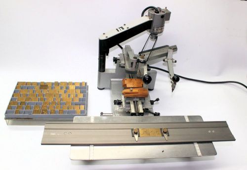 NEW HERMES M3 MOTORIZED ENGRAVOGRAPH PANTOGRAPH ENGRAVING MACHINE w-FONT SET IM3