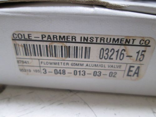 Cole palmer n052-01 flow meter *new in a box* for sale