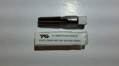 1/4-18  NPTF 4FL INT THD BRIGHT FINISH PIPE TAP YG1 R7400