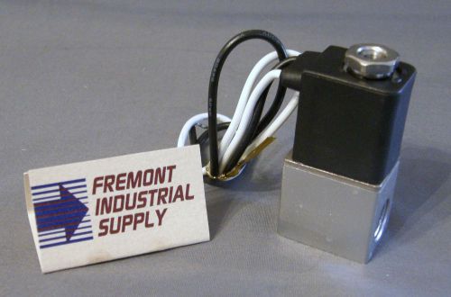 Miniature 3 way normally closed solenoid valve 1/8&#034; NPT Vacuum to115 PSI 120 VAC