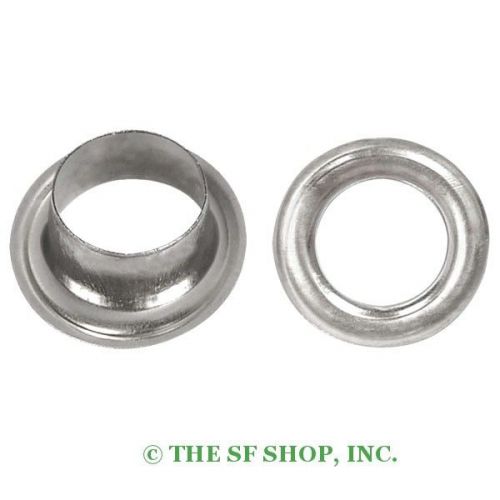 2000x 1/4&#034; #0 Nickel Grommet &amp; Washer