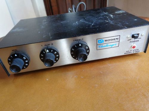 Bogen Challenger C-20A Solid State Classic Series 20-Watt Amplifier