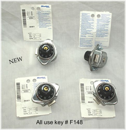 Four new master locker combination locks 1630 for sale