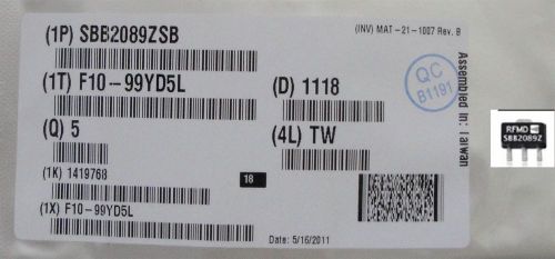 (5) RFMD SBB2089Z 50 MHz to 850 MHz MMIC Amplifier