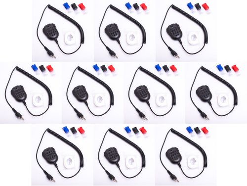 10 pcs Lapel microphone for Midland LXT335 LXT376 LXT318 LXT319 LXT322 LXT80