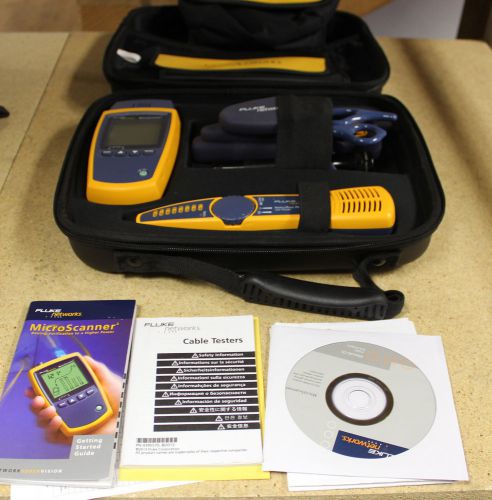 Fluke Networks MS2-TTK MicroScanner2 Network Cable Tester Kit