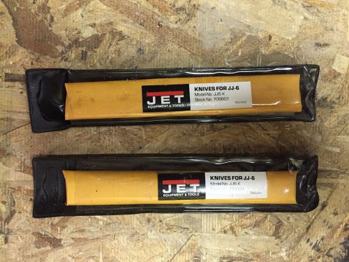 two Jet jointer knives for JJ-6 joiner unused