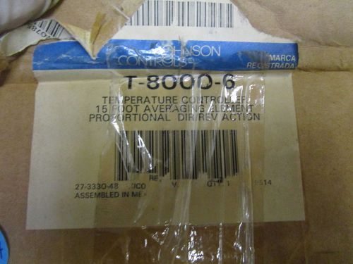 JOHNSON CONTROLS TEMPERATURE CONTROLLER T-8000-6 *NEW IN BOX*