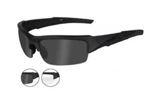 Wiley X CHVAL07 Valor Smoke Gray Clear Lens / Matte Black Frame