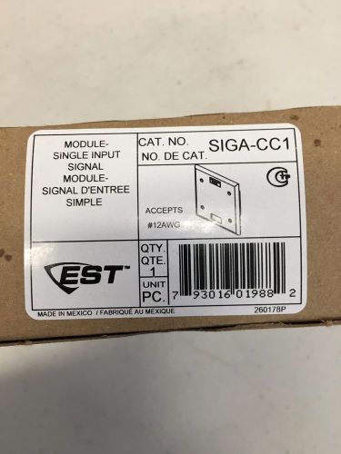 NEW EDWARDS SIGA-CC1 - SINGLE INPUT SINGAL MODULE