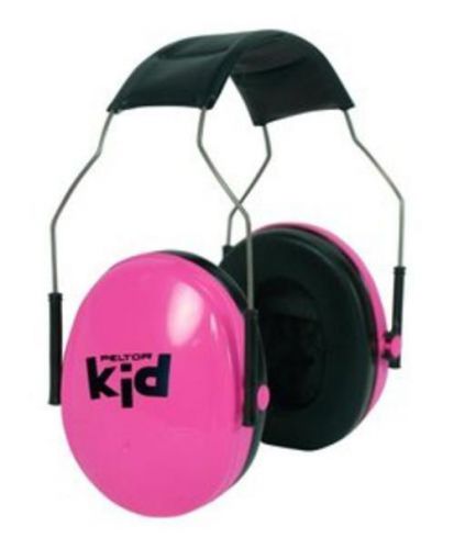 Peltor 3M 97022 Jr. Junior Shooting Earmuff Hearing Protection Metal Pink NRR 22