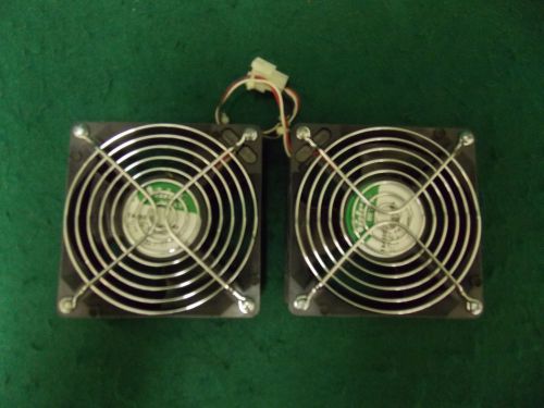 Nidec Cooling fan BETAV TA450DC 7-Blade 120mm X 38mm B35502-35 (Lot of 2) #