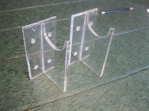 Wall Mount Clear Acrylic Rifle Longarm Shotgun Display Stand  #193