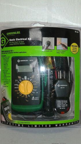 Greenlee tk-30a electrical tester kits, 3 piece - new!   f for sale