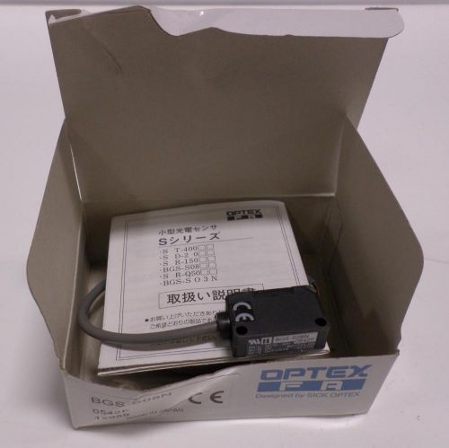 OPTEX PHOTOELECTRIC SWITCH BGS-S08N 0542F NIB