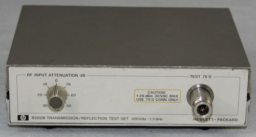 8502B Transmission / Reflection Test Set 500kHz-1.3GHz 75 Ohm
