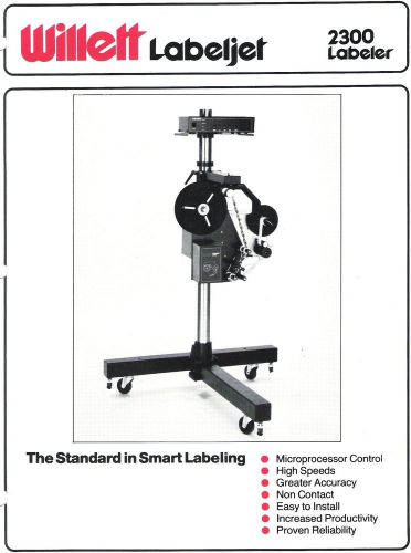 Willet/ labeljet  machine  2300  label applicator for sale