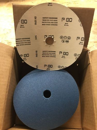 7&#034; X 7/8&#034; Floor Sanding Edger Discs Zirconia 80 Grit (50 Pieces)