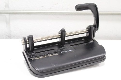 Swingline 32 Sheet Lever Handle 3 Hole Heavy Duty Paper Punch 350 400