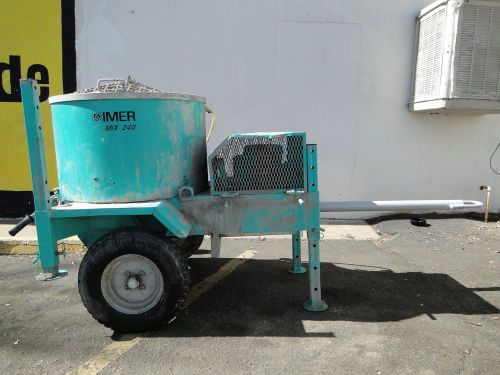 Imer mortarman 240 electric 5hp 220v 1 phase concrete mortar plaster mixer for sale