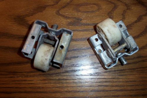 LEVELING ADJUSTABLE CASTER SET OF 2 USED FROM ROPER REFRIGERATOR