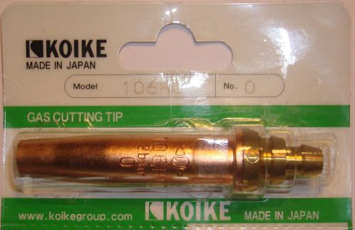 KOIKE JAPAN 106HC # 0 CUTTING TIP For PROPANE, BUTANE, LPG NATURAL GASES NOZZLE