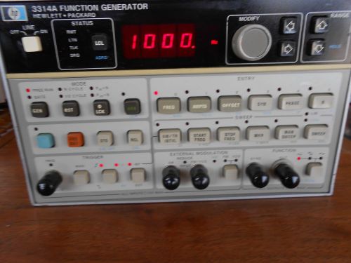 HEWLETT PACKARD 3314A FUNCTION GENERATOR