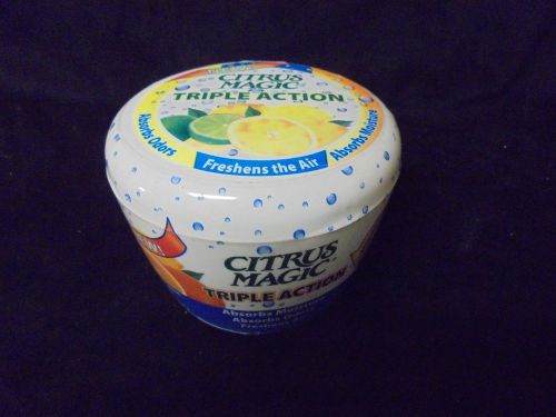 Citrus Magic Triple Action Absorbs Moisture Absorbs Odors Freshens Air