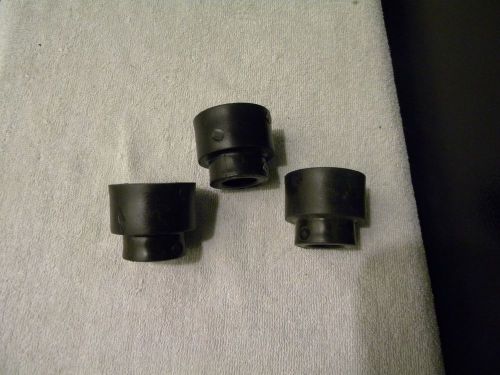 LOT OF 3 ---- Socket Fusion Reducing Coupling 1-1/4&#034; IPS X 3/4&#034; IPS  BLACK