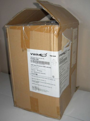 (24) VWR Blue X-Large Basic Protection SMS Lab Coats, 414004-356