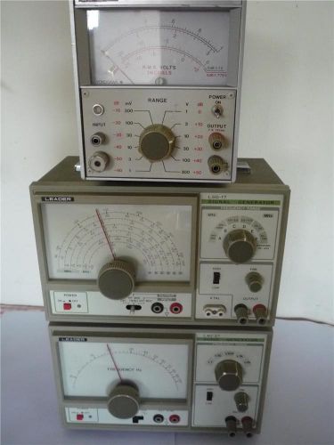 LEADER SIGNAL GENERATOR LAG-27 &amp; LSG17 &amp; LMV-181A