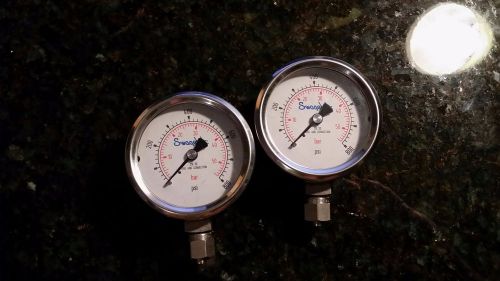 Swagelok 0-800 PSI 0-55 bar air pressure Gage Gauge