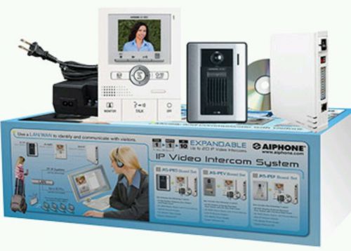 Aiphone jks-iped hands-free color video intercom over ip adapter set for sale