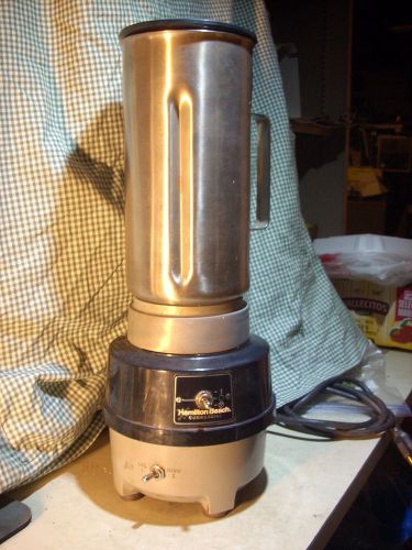 HAMILTON BEACH COMMERCIAL BLENDER MODEL 911, 2 SPEEDS 64 OZ. STAINLESS CANISTER