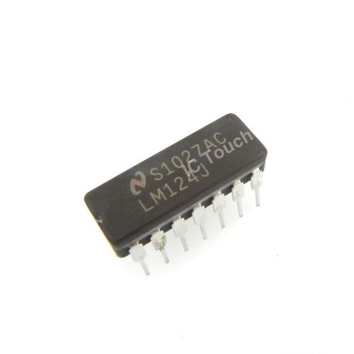 50pcs LM124J IC Low Power Quad Operational Amplifiers National CDIP-14