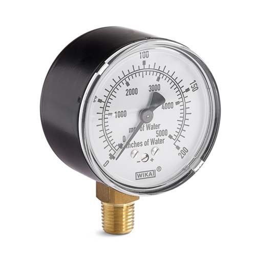 Ralston GAUG-0100I 0-100 Inch H20 Analog Pressure Gauge