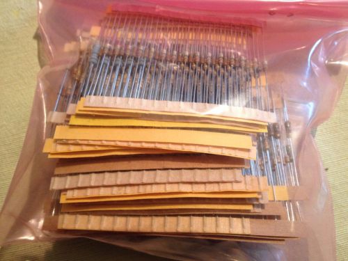 Over 1000 Resistors mixed lot .5% 1/8, 1/4, 1/2 Watts