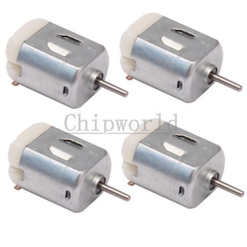 4pcs 1V-6V DC Hobby Motor Micro Motor Toy Motor DC Motor Type 130 for Robotic