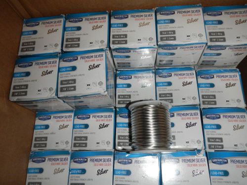 Worthington 331756 3LB LOT Premium Silver LEAD FREE Plumbing Solder 3-1lb Spools