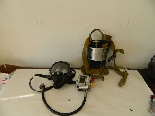 Scott Aviation Air/Pressure Pak II Regulator/Scott Face Mask/Tank Harness