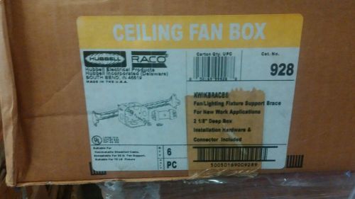 HUBBELL CEILING FAN BOX 928 LOT OF 6