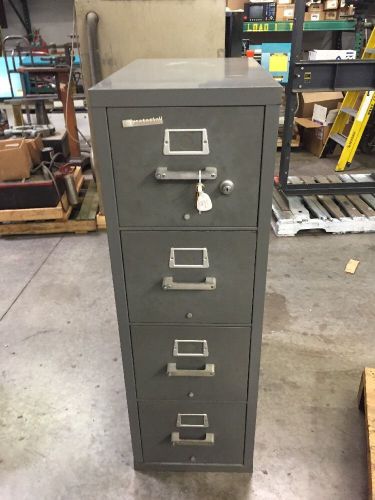 MOSLER 4-Drawer one lock Fire Resistant security File Cabinet / 3 Keys