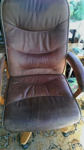 Leather Chair Brown